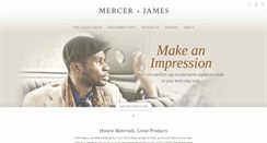 Desktop Screenshot of mercerandjames.com